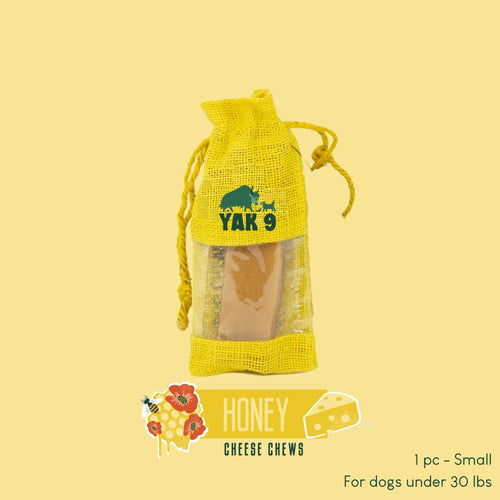Yak9 Honey Cheese Chews for Dogs