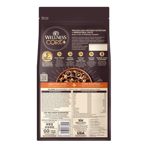 Wellness CORE+ Grain Free Original Turkey & Chicken with Freeze Dried Turkey