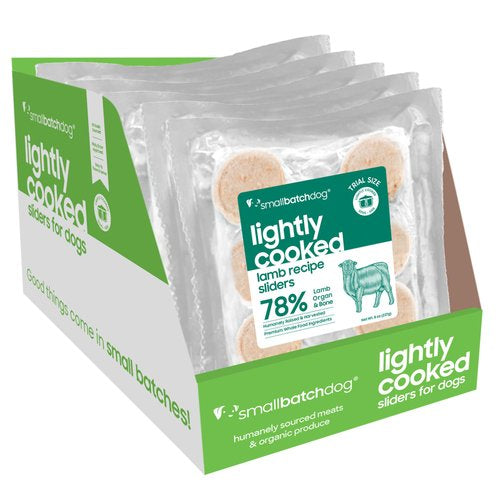 Small Batch Lightly Cooked Lamb Dog Frozen Food