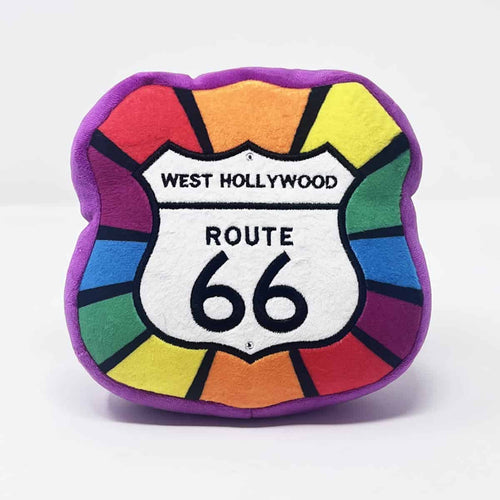 Bone Voyage West Hollywood Route 66 Dog Toy