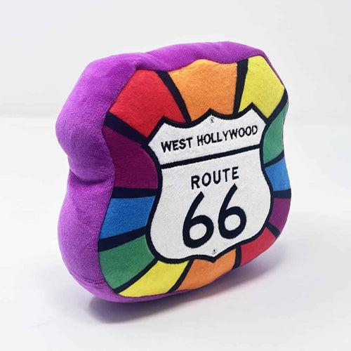 Bone Voyage West Hollywood Route 66 Dog Toy