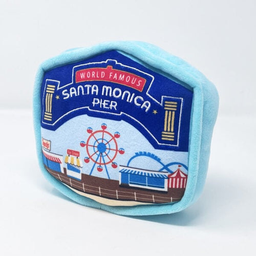 Bone Voyage Santa Monica Pier Dog Toy