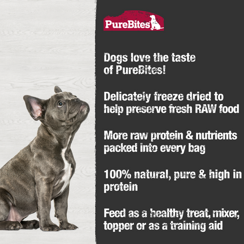 PureBites Chicken Heart Freeze Dried Dog Treats