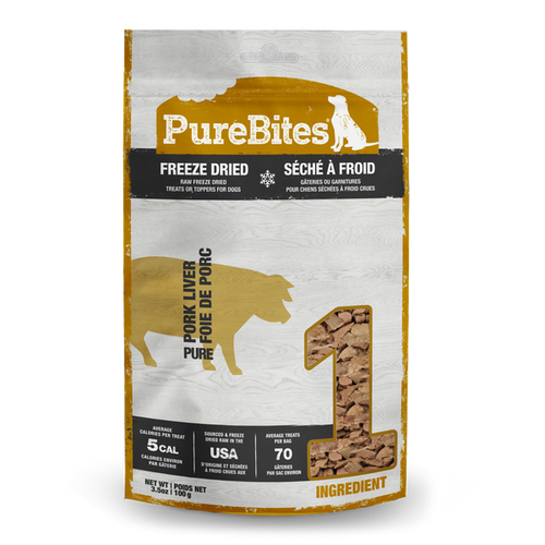 PureBites Pork Freeze Dried Dog Treats