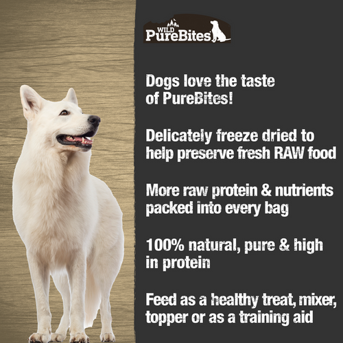 PureBites Bison Freeze Dried Dog Treats