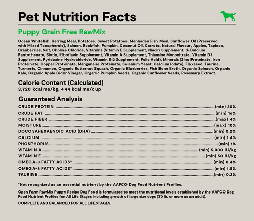 Open Farm RawMix Grain-Free Puppy Kibble Dry Dog Food