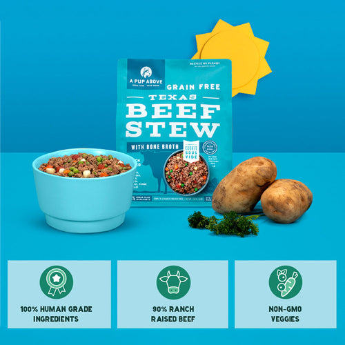 A Pup Above Texas Beef Stew Dog Food