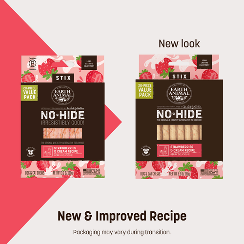 Earth Animal No-Hide® Strawberries & Cream Stix