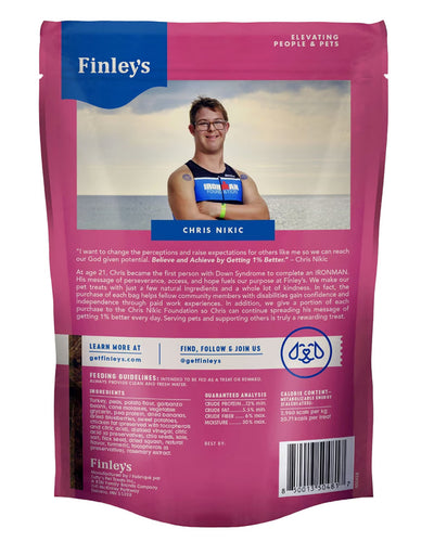 Finley's Turkey Recipe Griller Strips Dog Treats