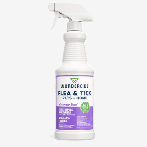 Wondercide Rosemary Flea & Tick Spray for Pets + Home with Natural Essential Oils