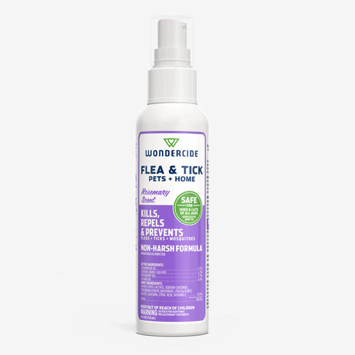 Wondercide Rosemary Flea & Tick Spray for Pets + Home with Natural Essential Oils
