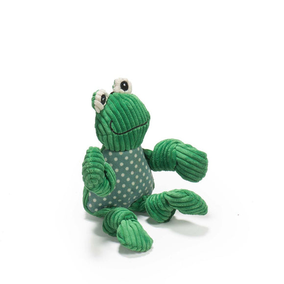 HuggleHounds Frog Knottie™ Dog Toy (Large)