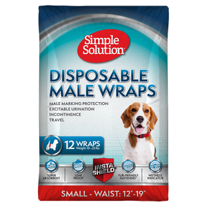 Simple Solution Disposable Male Dog Wraps
