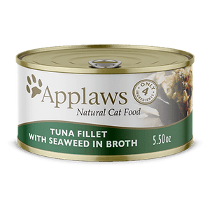 Applaws Natural Wet Cat Food Tuna Fillet with Seaweed in Broth