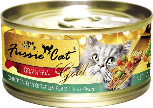 Fussie Cat Super Premium Chicken & Vegetables in Gravy Canned Food