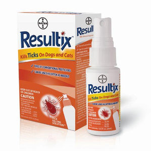 Bayer Resultix Spray on Tick Solution for Dogs and Cats