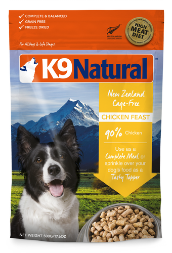 K9 Natural Chicken Feast Raw Freeze-Dried Dog Food