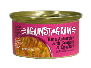 Against the Grain Farmers Market Grain Free Tuna Aubergine With Snapper & Eggplant Canned Cat Food