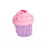 ZippyPaws Pink Cupcake Plush Dog Toy