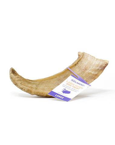 Icelandic+ Large Lamb Horn Dog Treat