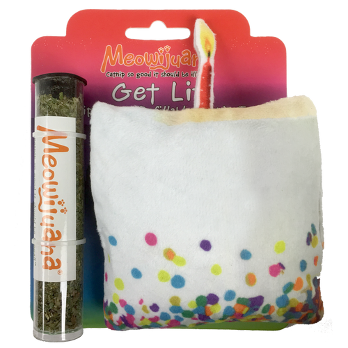 Meowijuana Get Lit Refillable Birthday Cake