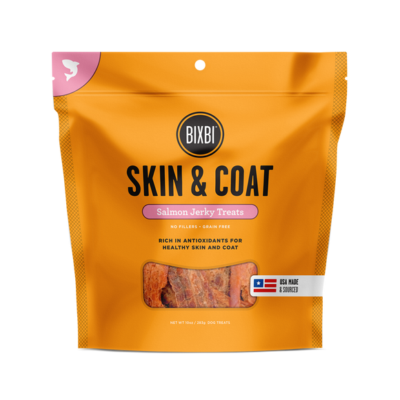 BIXBI Skin & Coat Salmon Jerky Treats