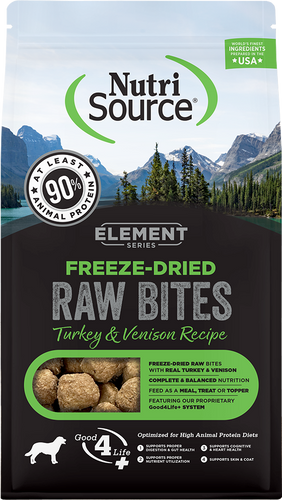 NutriSource Element Series Freeze-Dried Turkey & Venison Recipe