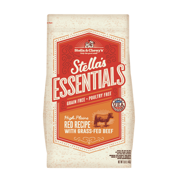 Stella & Chewy's Stella's Essentials High Plains Red Recipe with Grass-Fed Beef Dry Dog Food