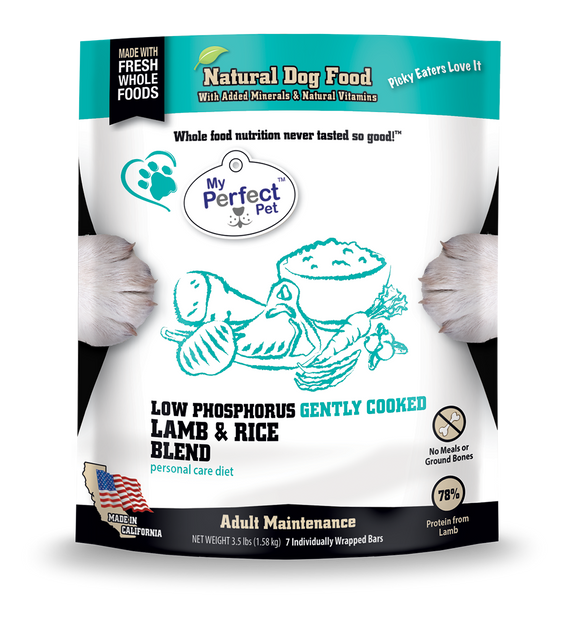 My Perfect Pet Low Phosphorus Lamb & Rice Blend (4 lbs)