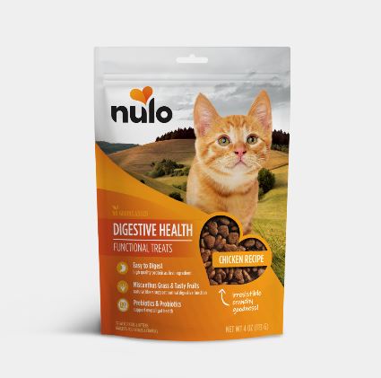 Nulo Digestive Health Chicken Recipe Functional Crunchy Cat Treats
