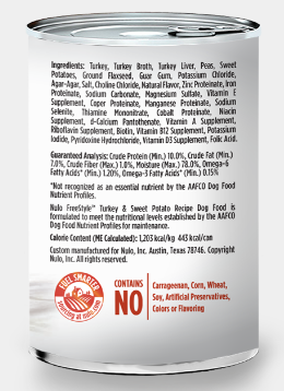 Nulo Freestyle Turkey & Sweet Potato Recipe Dog Food