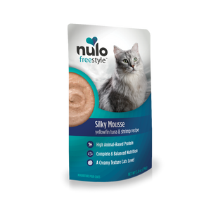 Nulo FreeStyle Silky Mousse Yellowfin Tuna & Shrimp Recipe for Cats