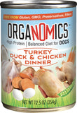 Organomics Turkey Duck & Chicken Dinner for Dogs