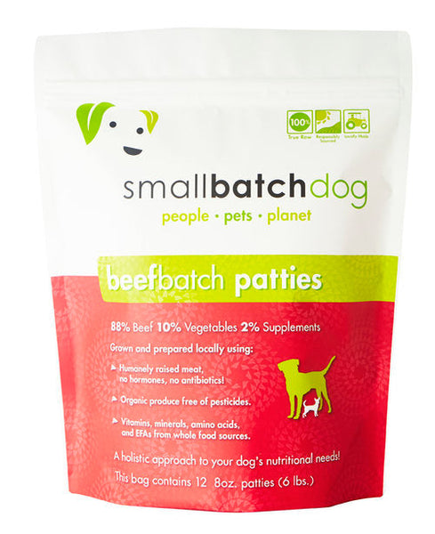 Smallbatch Beefbatch Frozen Dog Food - Los Angeles, CA - West Hollywood, CA  - Palm Springs, CA - Tailwaggers Pet Food & Supplies