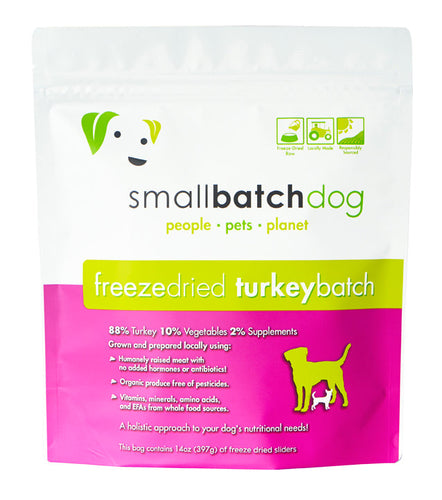 Smallbatch Turkeybatch Freeze Dried Dog Food