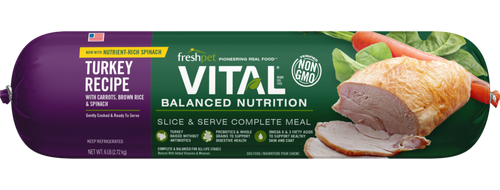 VITAL® BALANCED NUTRITION TURKEY RECIPE WITH PEAS, CARROTS & BROWN RICE FOR DOGS