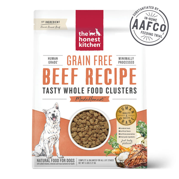 The Honest Kitchen Grain Free Beef Clusters Dry Dog Food Los