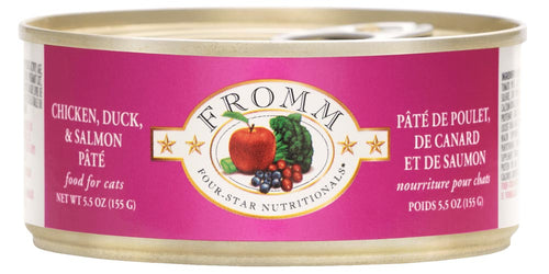 Fromm Four-Star Chicken, Duck & Salmon Pâté Cat Food