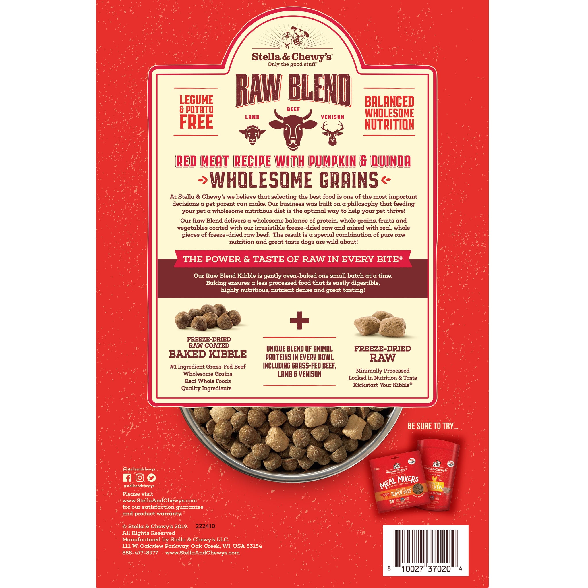 Stella & chewy's freeze 2024 dried raw coated kibble