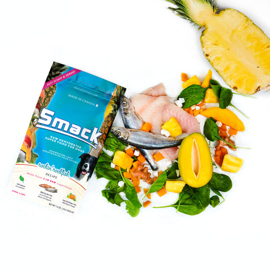 Smack Rockin' Rockfish Organic Raw Dehydrated Grain Free Dog Food