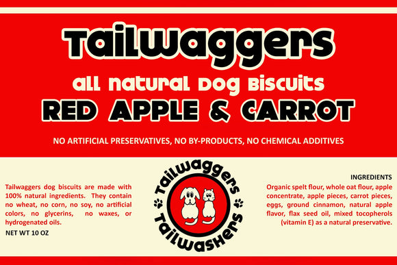 Tailwaggers Dog Treat Biscuit Apple & Carrot