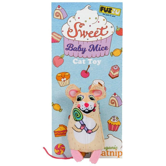 SWEET BABY MICE LOLLI MOUSE CAT TOY